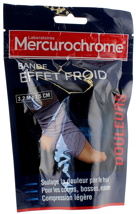 Bande effet froid Mercurochrome - Bande de 3,2 x 7,5 m