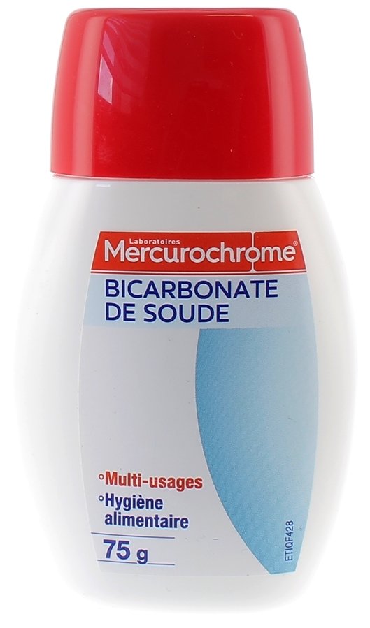 Bicarbonate de soude multiusages Mercurochrome