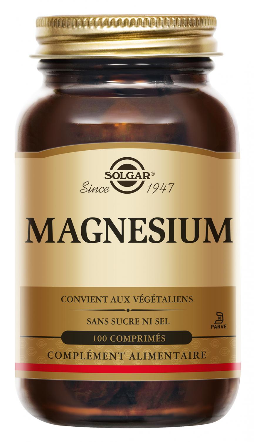 Magnésium Bisglycinate Solgar - boîte de 100 comprimés