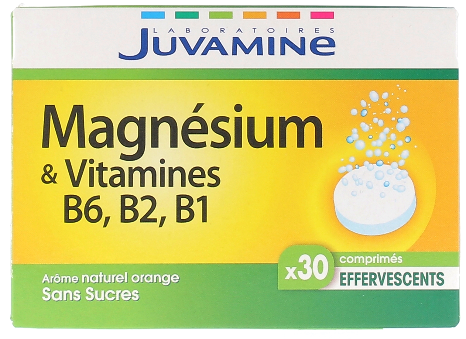 Magnésium et Vitamines B6, B2 et B1 Juvamine complément alimentaire