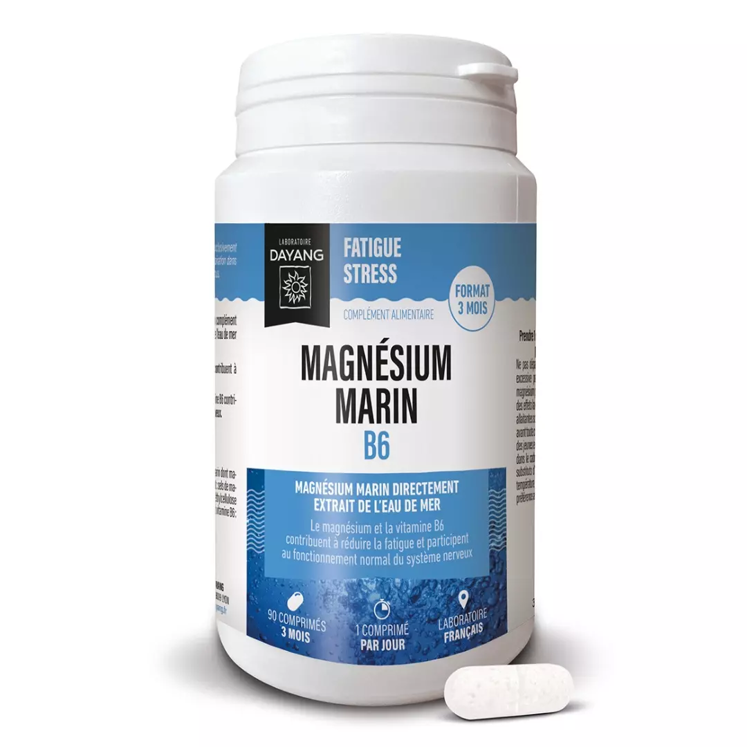 Magnésium marin 300mg vitamine B6 Dayang - pot de 90 comprimés