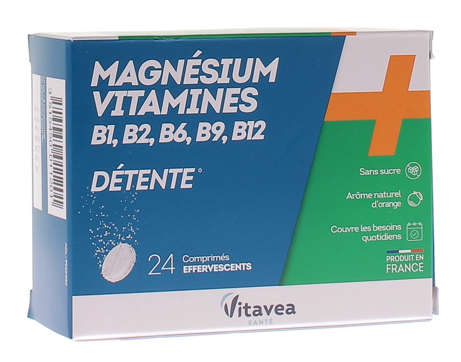 Magnésium + vitamines B1, B2, B6 détente Vitavea complément alimentaire