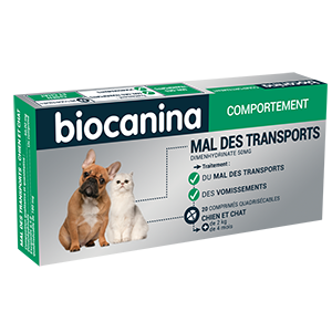 Mal des transports Biocanina - boîte de 20 comprimés