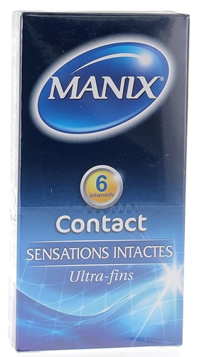 Préservatifs fins contact sensations intactes Manix - 6 préservatifs