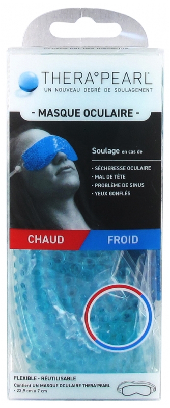 Masque oculaire TheraPearl - boîte d'un masque