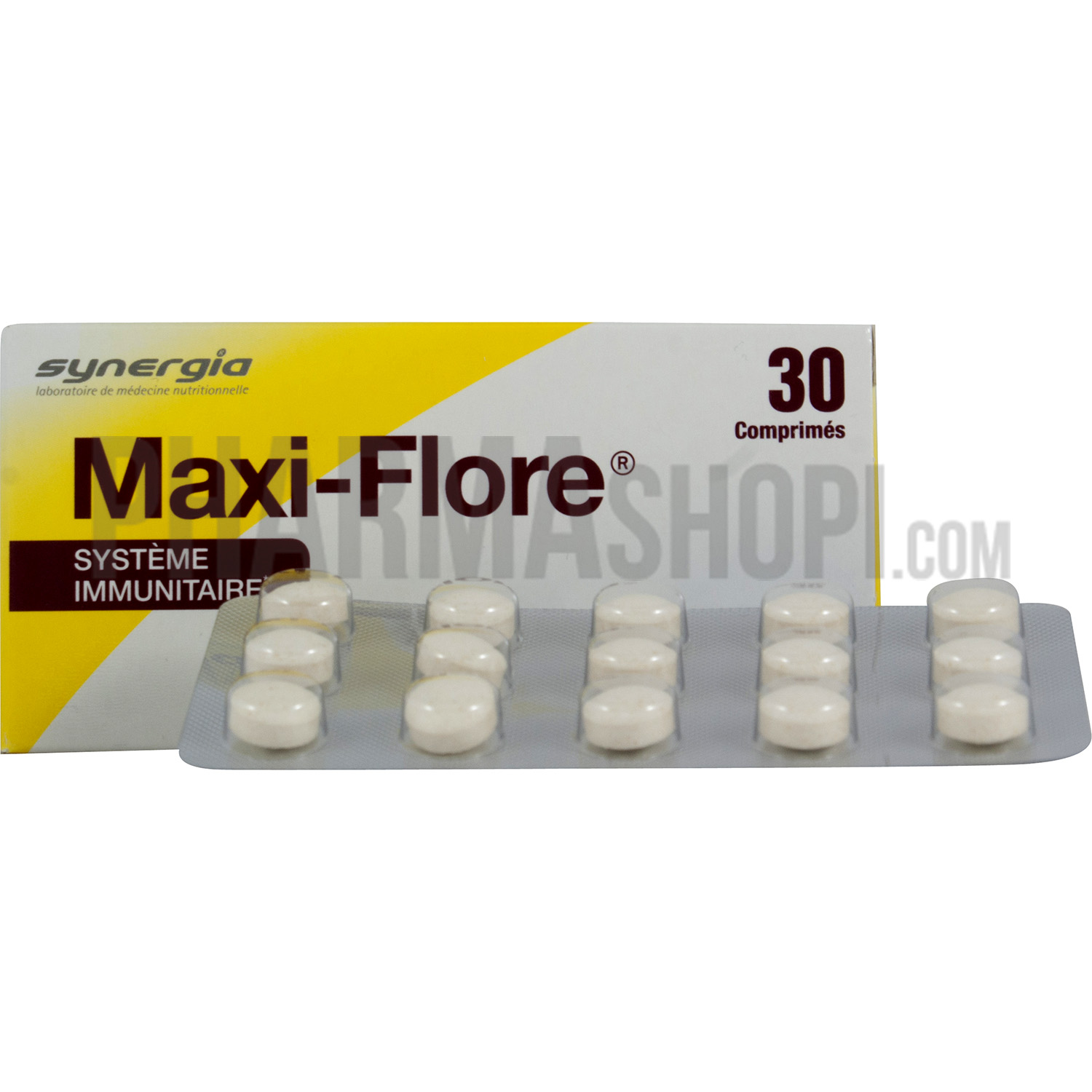 Maxi-flore système immunitaire Synergia - boite de 30 comprimés