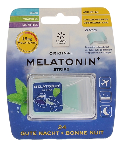Melatonin + Lemon Pharma - boîte de 24 strips
