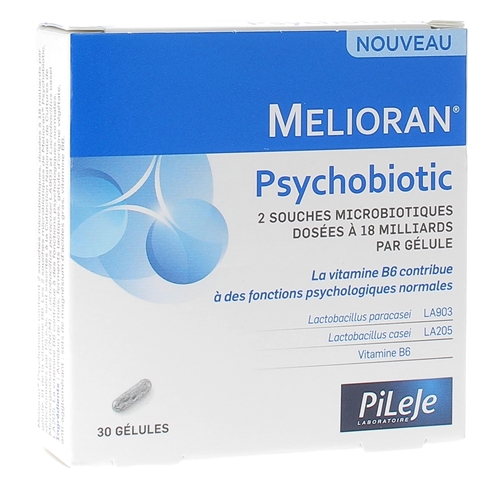 Melioran psychobiotic Pileje - boite de 30 gélules