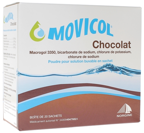 Movicol Chocolat - boite de 20 sachet-doses