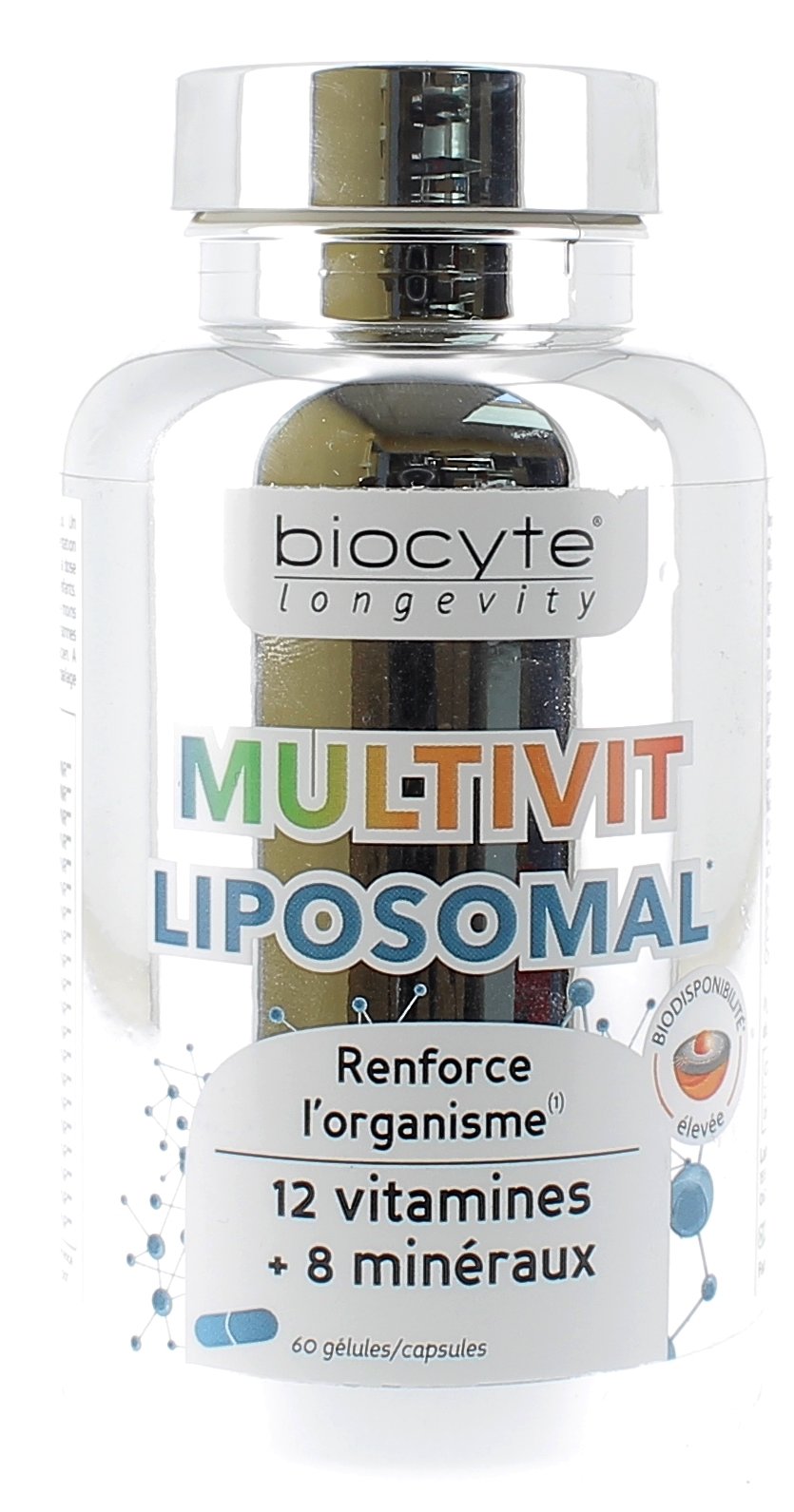 Multivit Liposomal Biocyte - boîte de 60 gélules micro-encapsulés