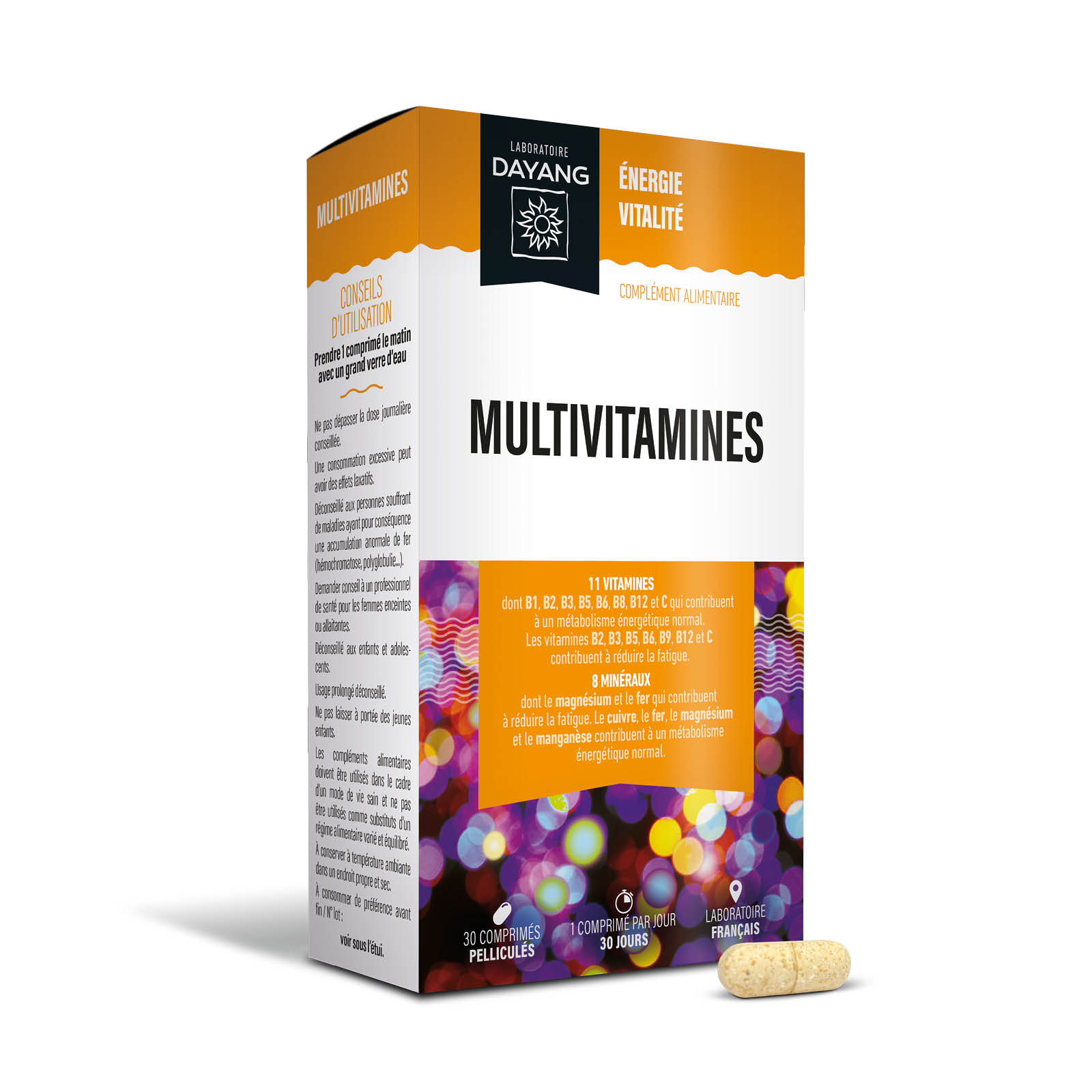 Multivitamines Dayang - boite de 30 comprimés