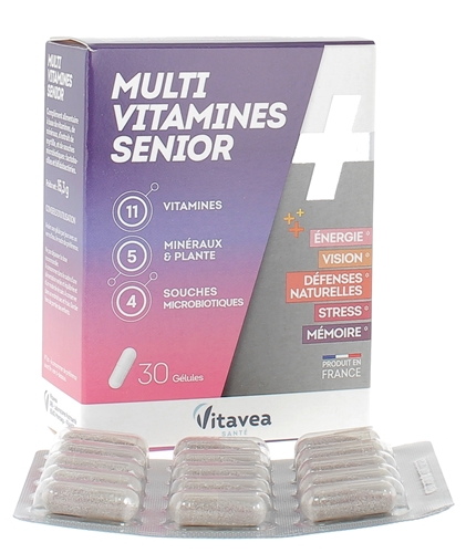 Multivitamines Senior Nutrisanté - boîte de 30 gélules