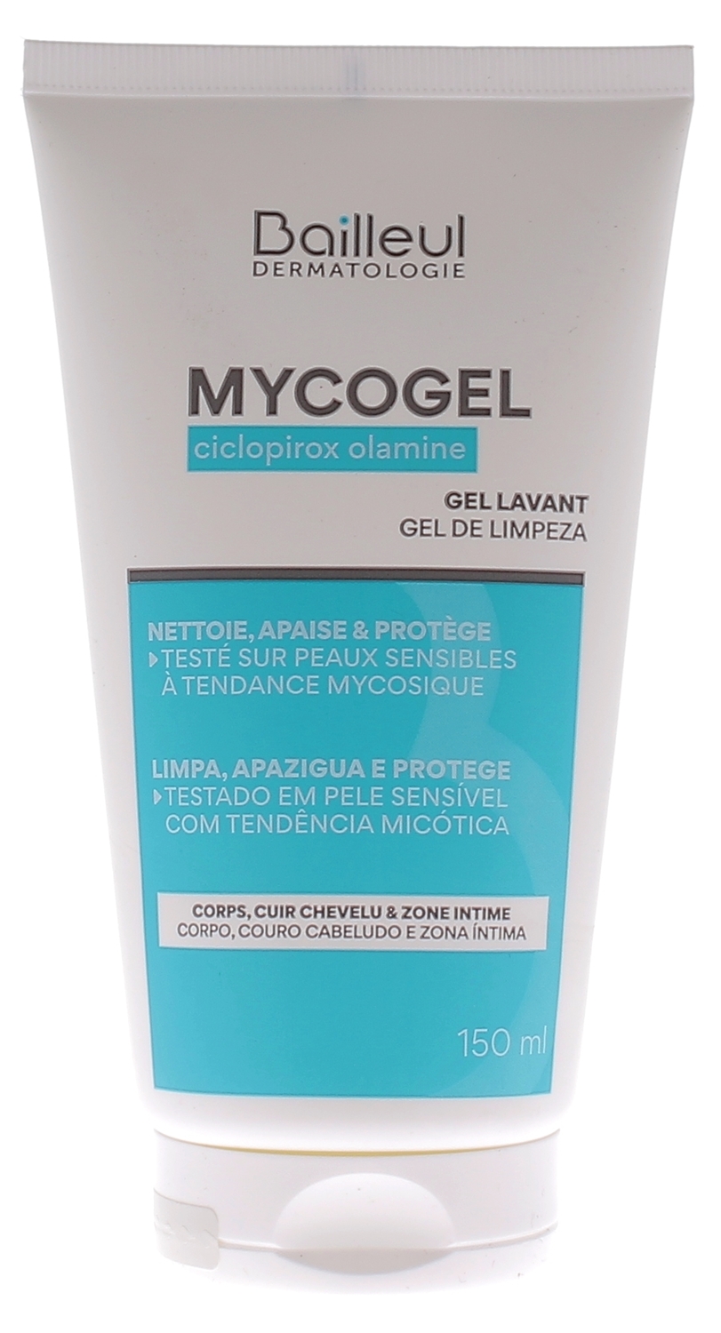 Mycogel Gel lavant Biorga - rougeurs et squames peaux sensibles