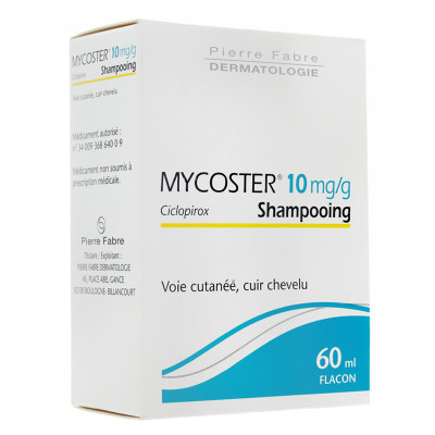Mycoster 10 mg/g shampooing - flacon de 60 ml