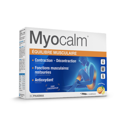Myocalm décontractant musculaire 3C Pharma complément alimentaire