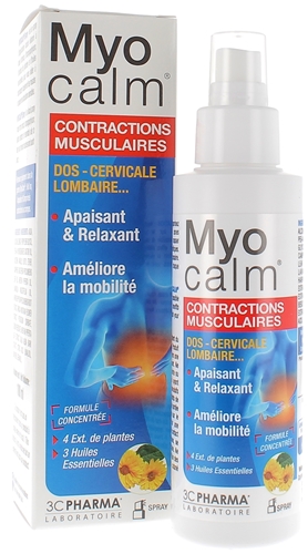 Myocalm spray contraction musculaire 3C Pharma - spray de 100 ml