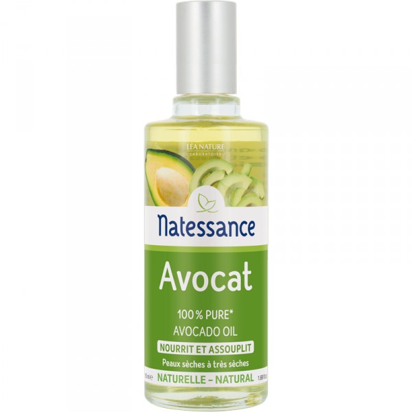 Natessance Huile d'avocat Léa Nature - flacon de 50 ml