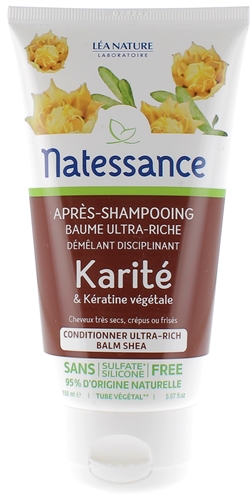Natessance après shampooing baume ultra-riche au karité Léa Nature - tube de 150 ml