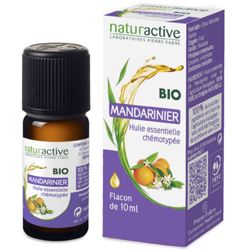 Huile essentielle de mandarinier bio Naturactive - flacon de 10 ml