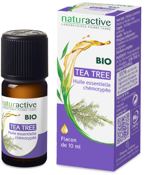 Huile essentielle de Tea Tree - Flacon compte goutte 10ml - Shopping Nature