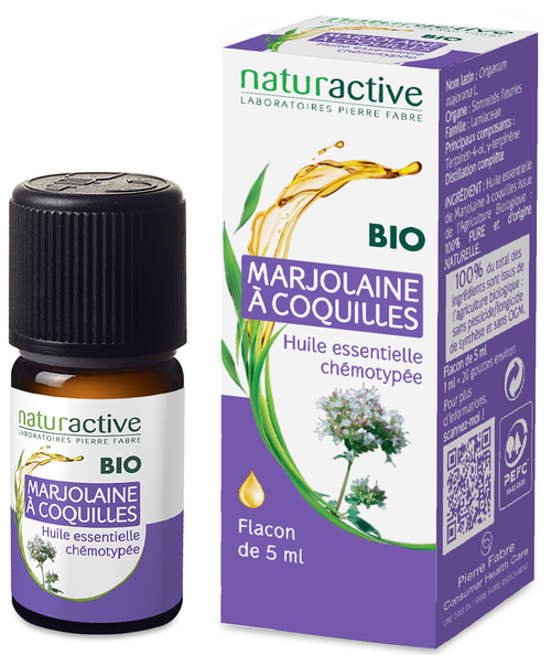 Huile essentielle de Marjolaine bio Naturactive - flacon de 5 ml