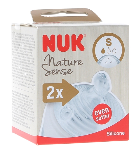 NUK Tétine de biberon NUK for Nature 18 mois+ silicone, taille L