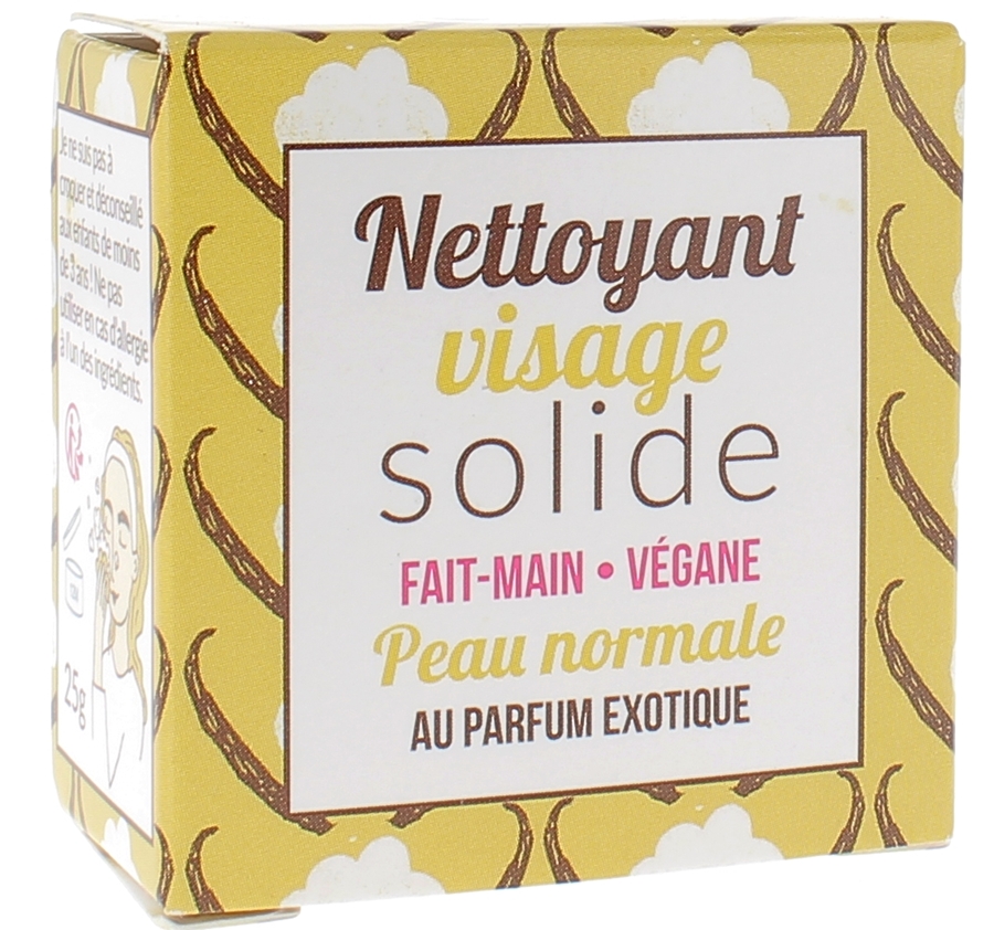 Nettoyant visage solide peau normale Lamazuna - pain de 25 g