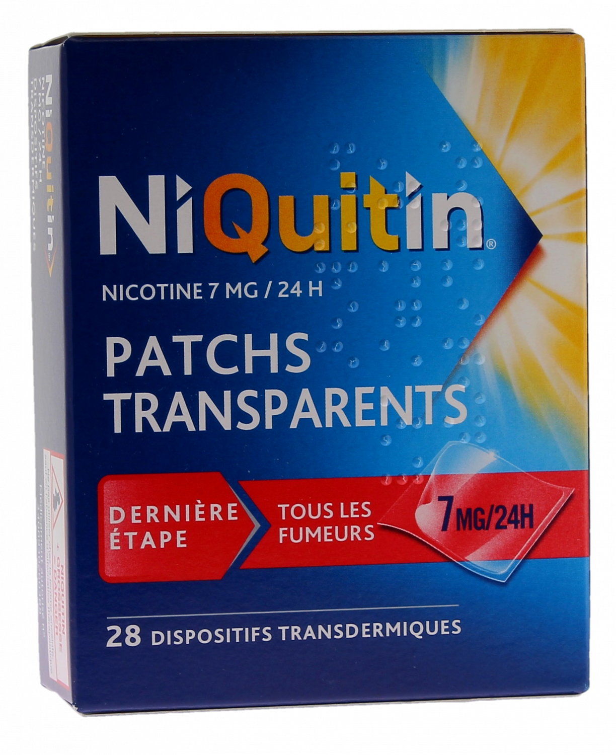 Niquitin 7mg/24 heures - boîte de 28 patchs