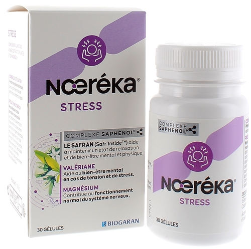 Noeréka Stress Biogaran - boîte de 30 gélules