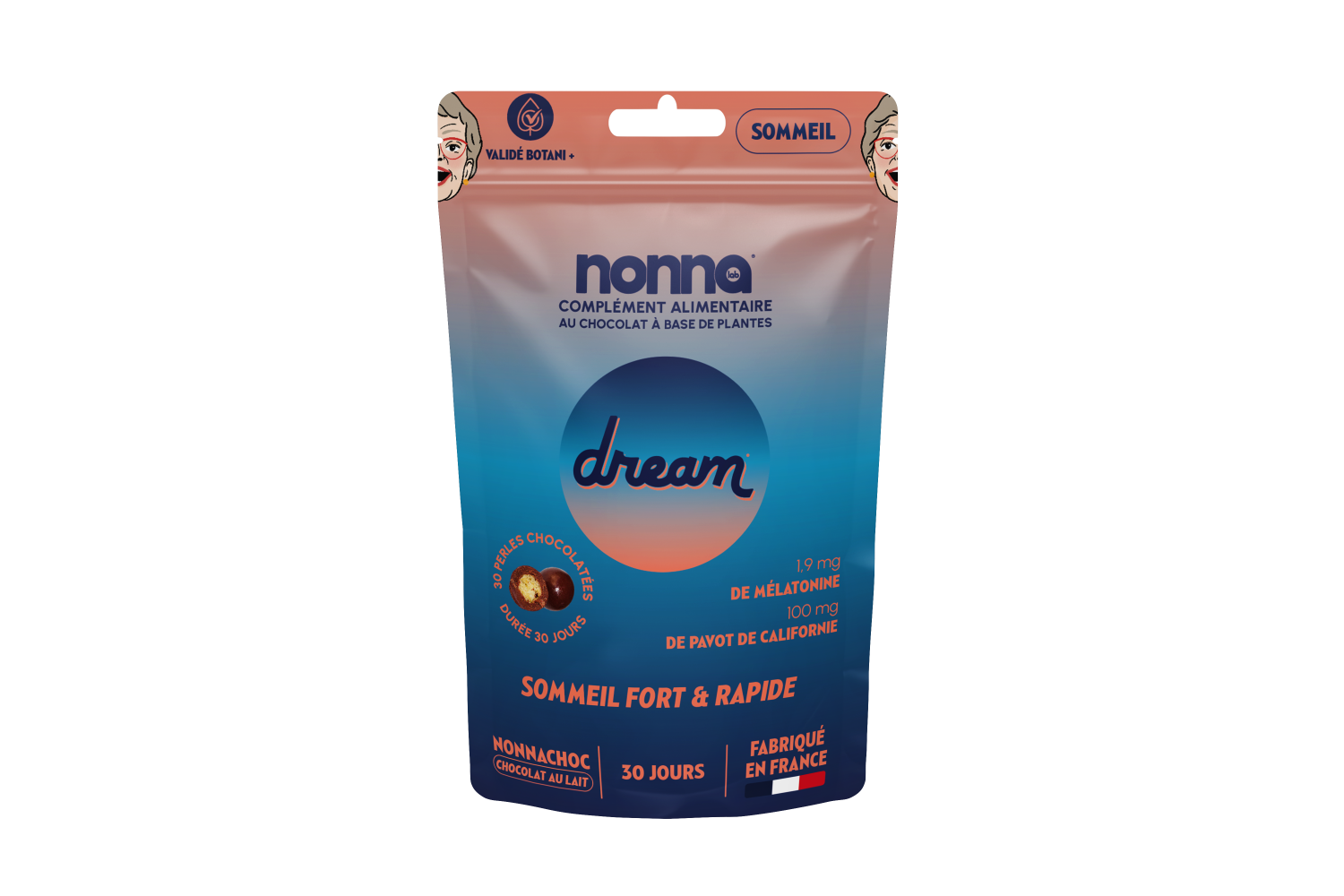 Nonna choc Dream Nonna Lab - sachet de 30 perles chocolatées