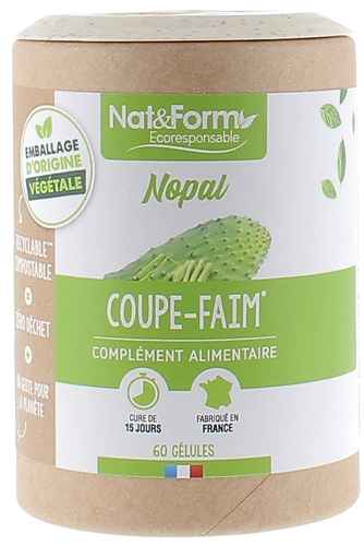 Nopal Ecoresponsable Nat&Form - Boite de 60 gélules