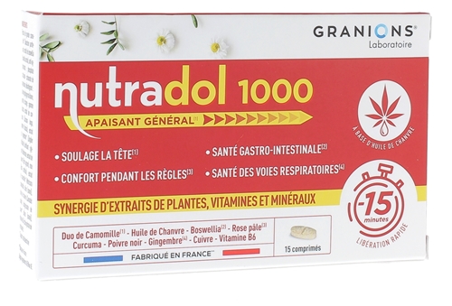 Nutradol 1000 Granions - boîte de 15 comprimés
