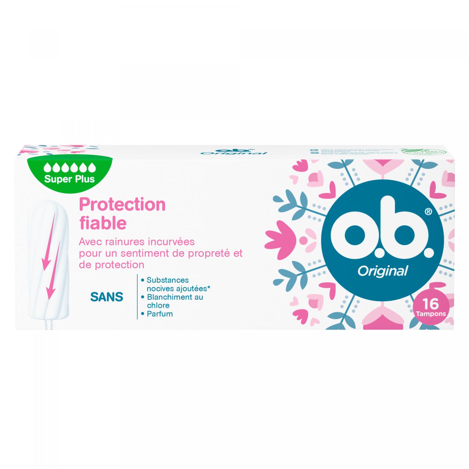 Tampons O.b. original super plus protections menstruelles
