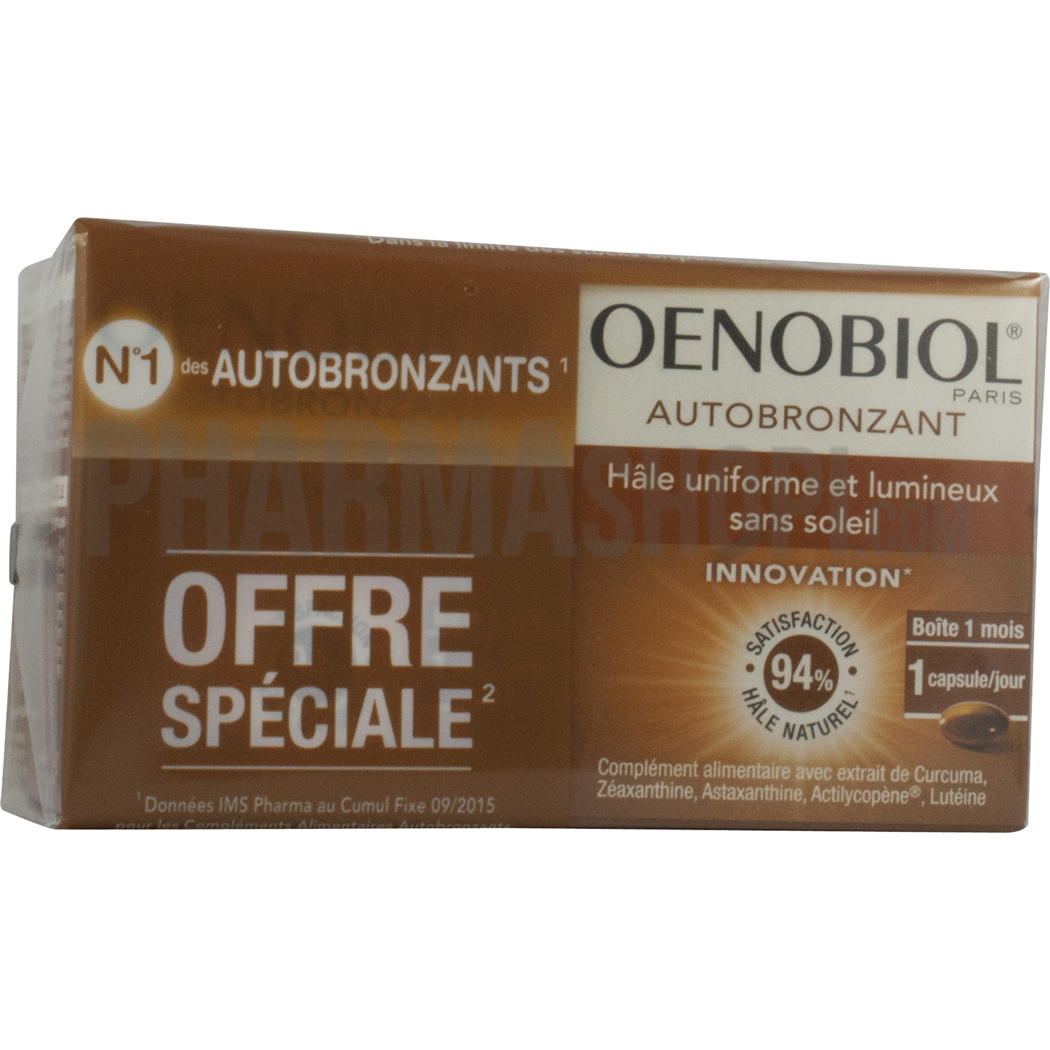 Oenobiol autobronzant - lot de 2 boites de 30 capsules