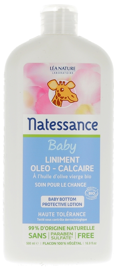 Oléoliniment soin et toilette Natessance - flacon 500 ml