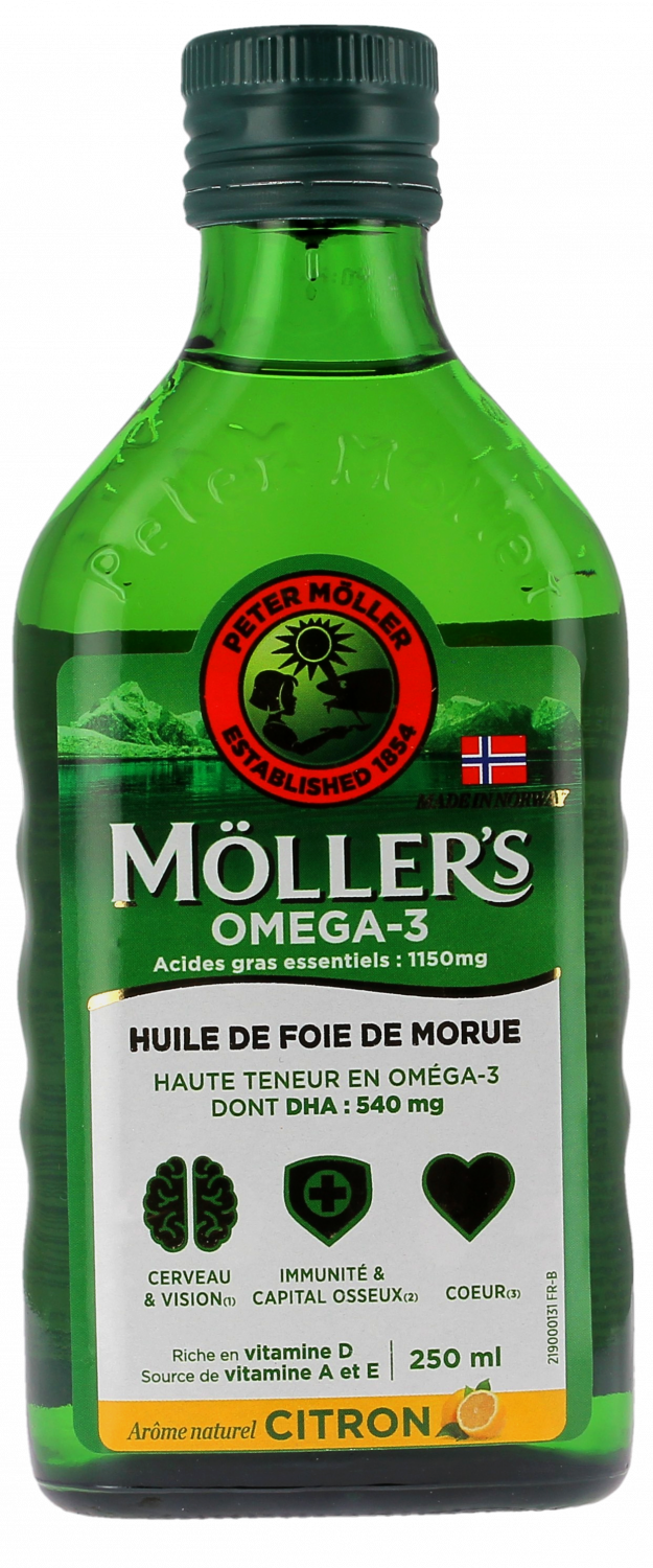 Omega3 Huile de foie de morue arôme citron Möller's immunité et — free download