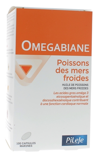 Omegabiane Poissons des mers froides PileJe - boîte de 100 capsules