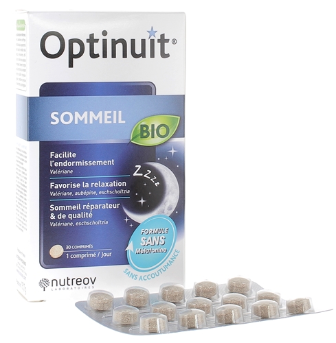 Optinuit sommeil bio Nutreov - boîte de 30 comprimés