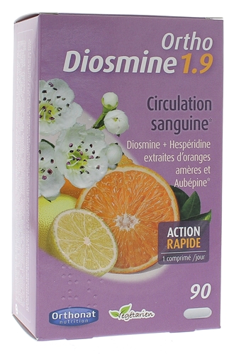 Ortho Diosmine 1.9 Orthonat - boîte de 90 gélules