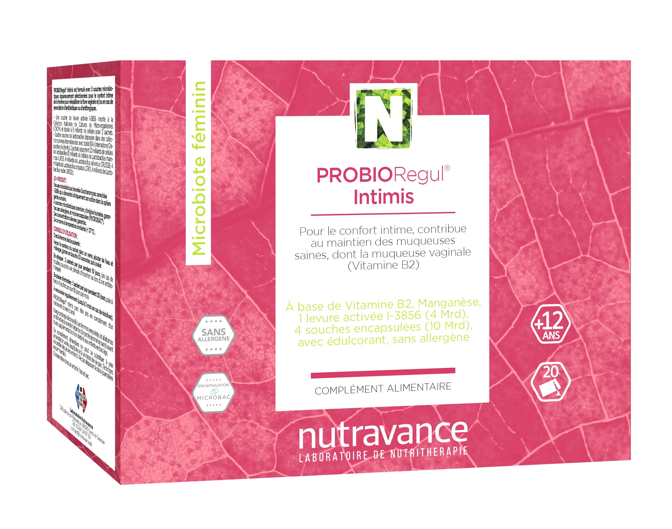 PROBIORegul Intimis Nutravance - boîte de 20 sachets