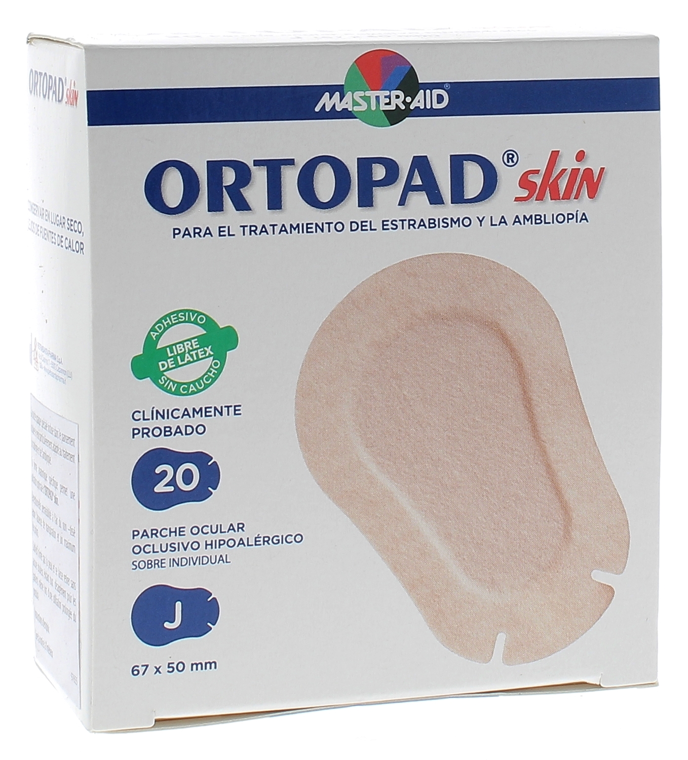 Pansement ophtalmique Skin Ortopad - boîte de 20 pansements