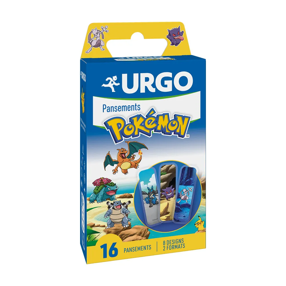 Pansements enfants Pokémon Urgo - boîte de 16 pansements