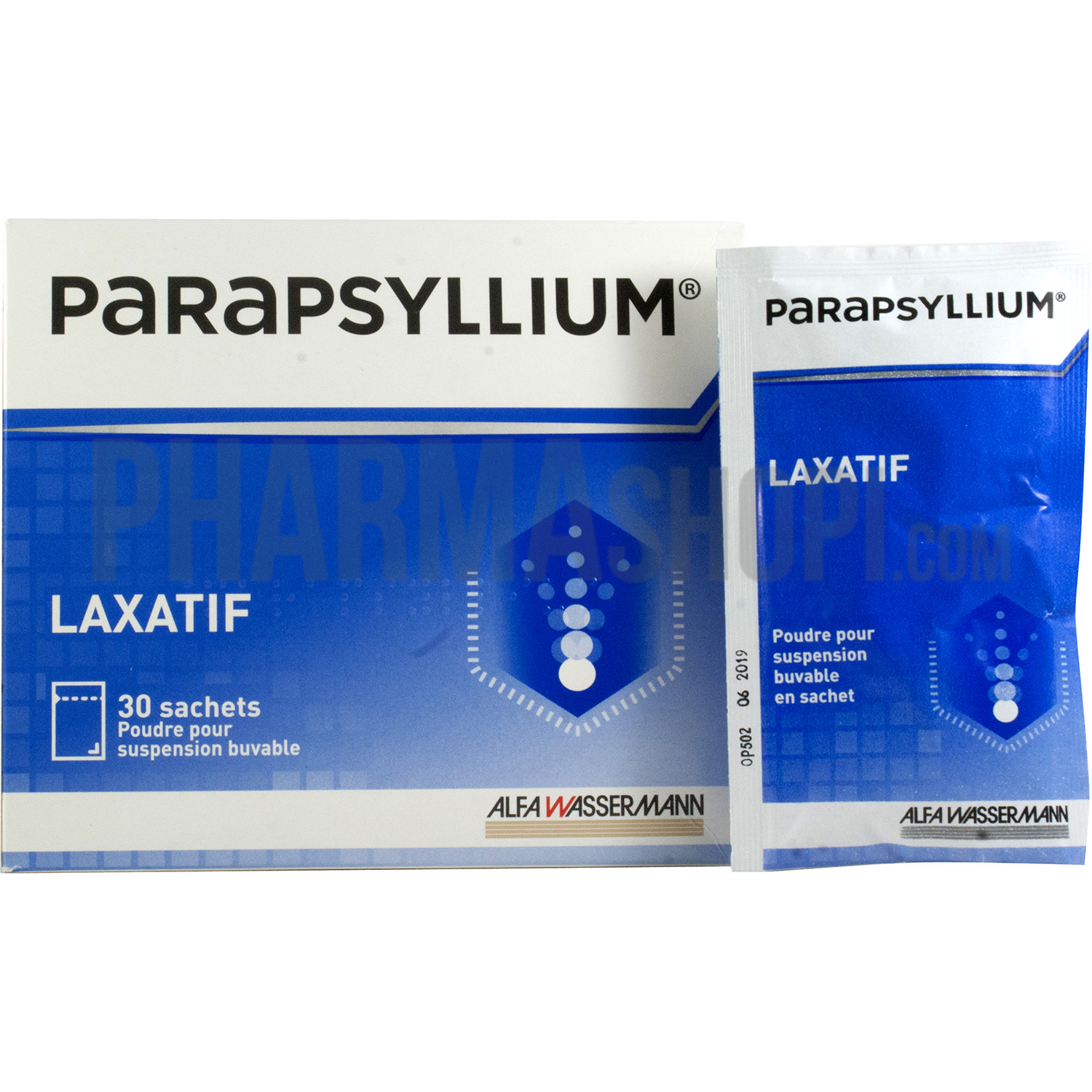 Parapsyllium laxatif en sachets contre la constipation