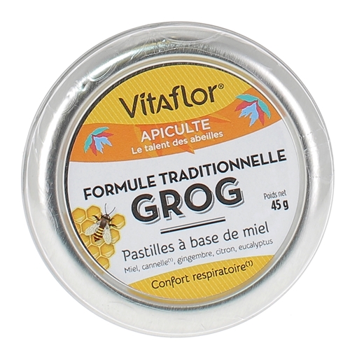 Pastilles grog Vitaflor - boite de 45 g