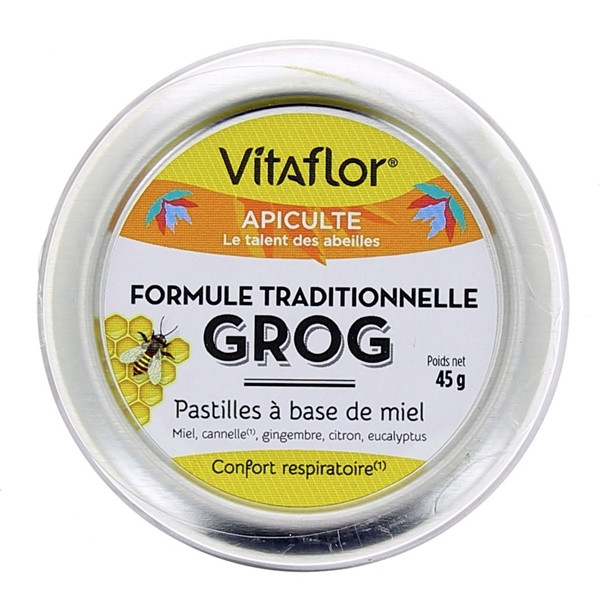 Pastilles Grog Vitaflor - boîte de 45gr