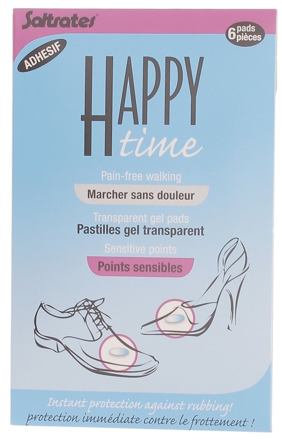 Pastilles gel transparent points sensibles happy time Saltrates - 6 pastilles