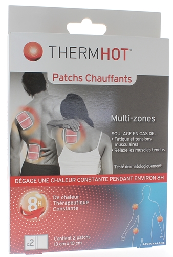 Patchs chauffant multi-zones Therm°hot - boîte de 2 patchs