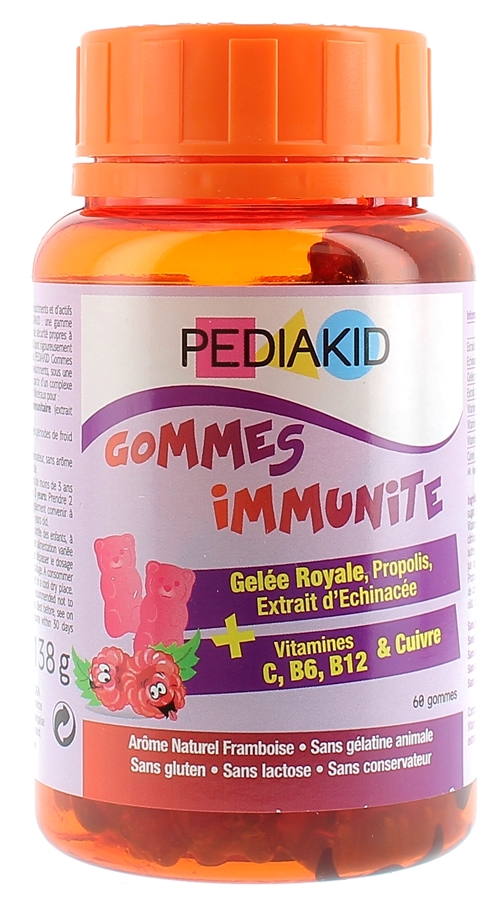 Pediakid Gummies Immunite 60 Gommes A Mâcher