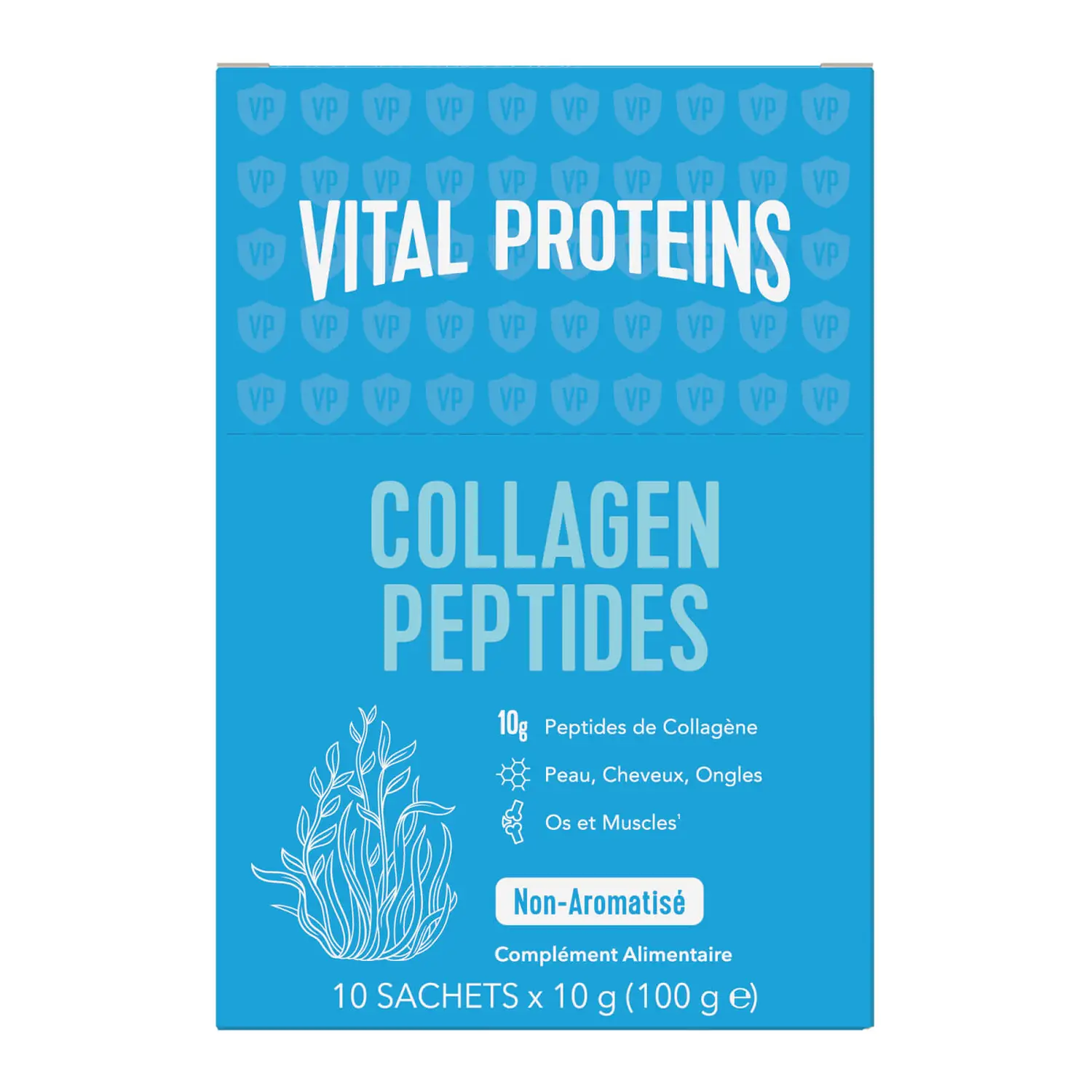 Peptides de collagène non-aromatisé Vital Proteins - boite de 10 sachets de 10 g