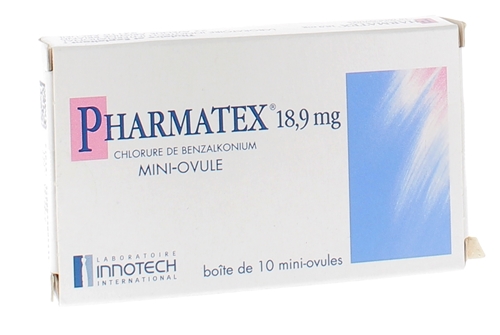 Pharmatex 18,9mg mini-ovule - boîte de 10 mini-ovules